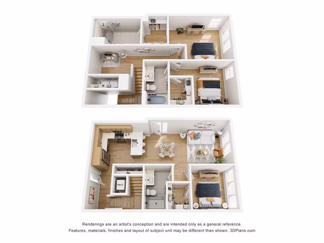 Townhome C2 204 floor plan